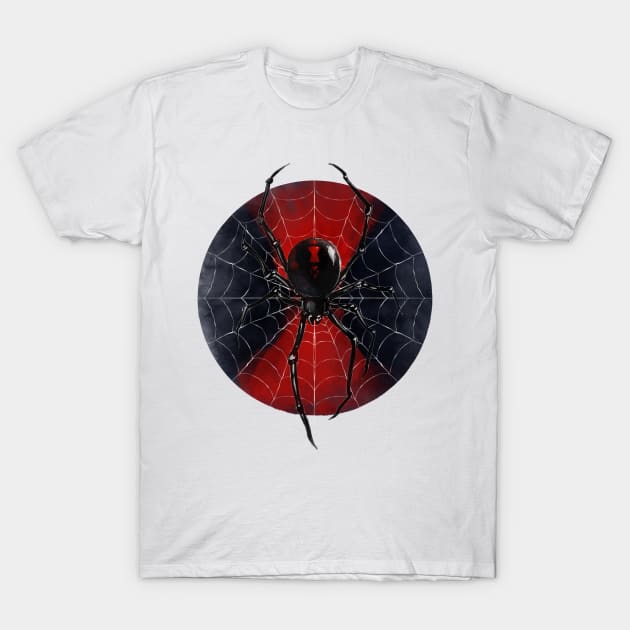 Black Widow T-Shirt by NihatGokcenArt